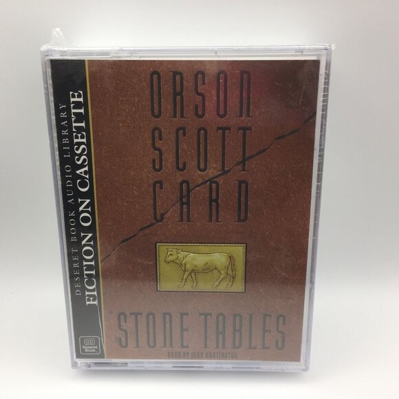 Deseret Book Audio Library Stone Tables Orson Scott Card Audiobook Cassette Tape - Picture 1 of 3